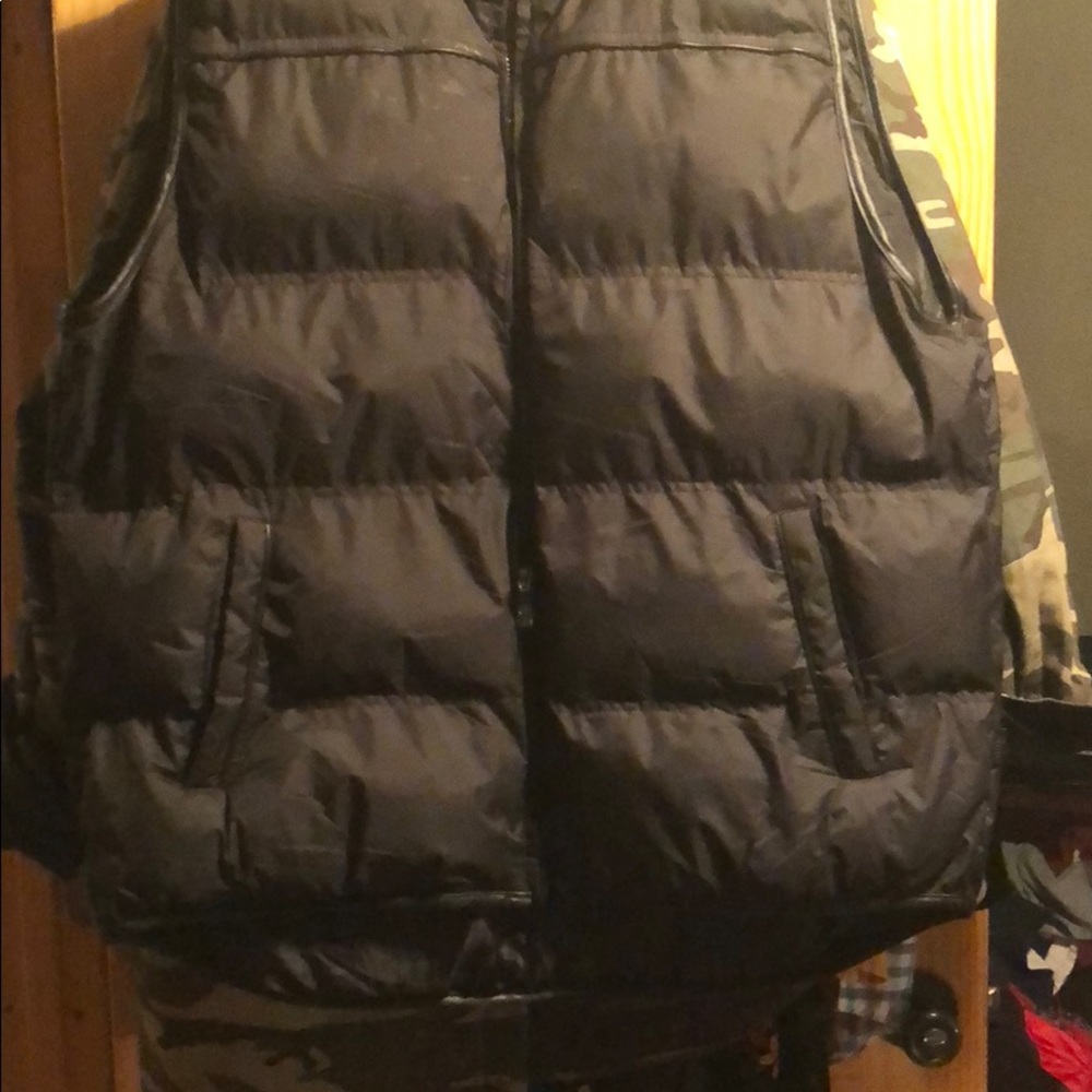 Large puffy vest